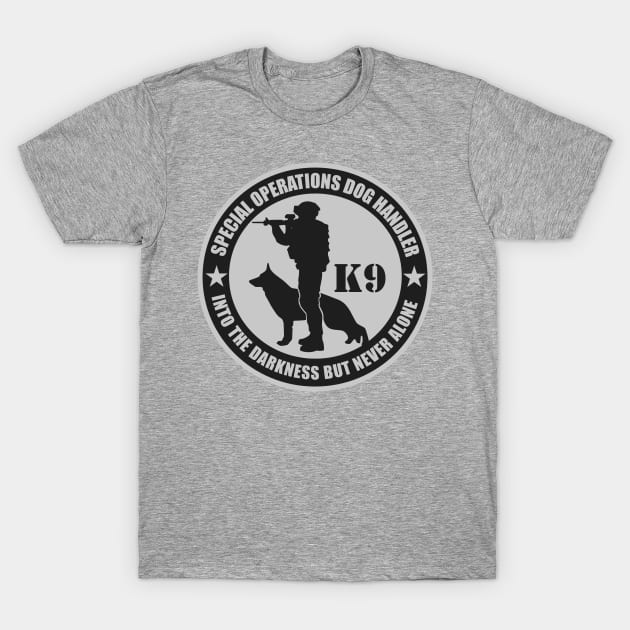 Special Operations Dog Handler T-Shirt by TCP